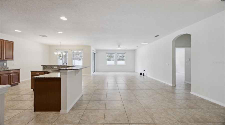 Living/Dining/Kitchen Combo