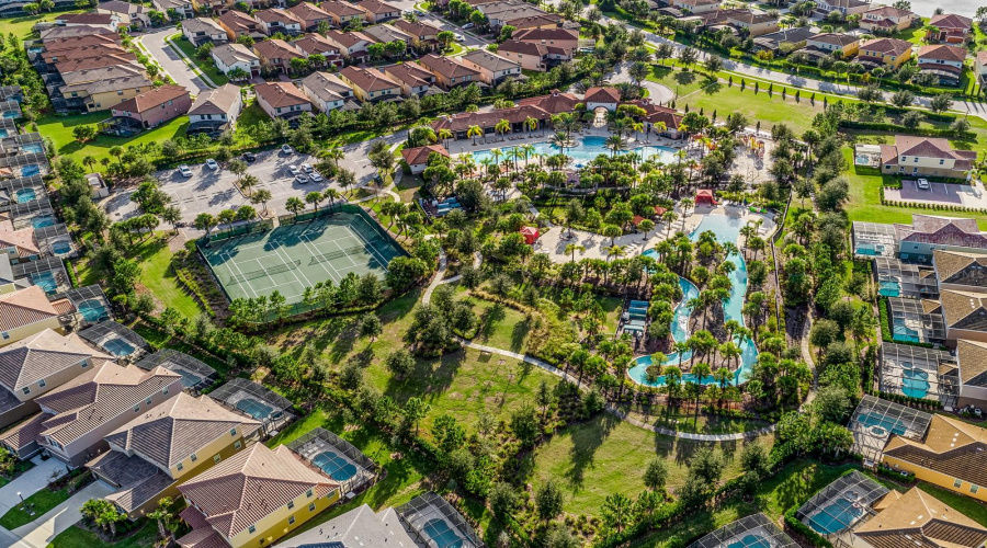 Aerial View Of The Amenities