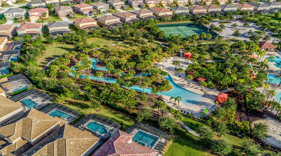 Aerial View Of The Amenities