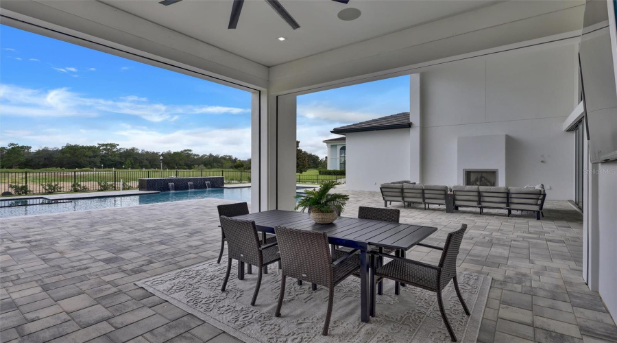 Retractable Screens Provide Added Comfort Without Sacrificing The Open-Air Setting