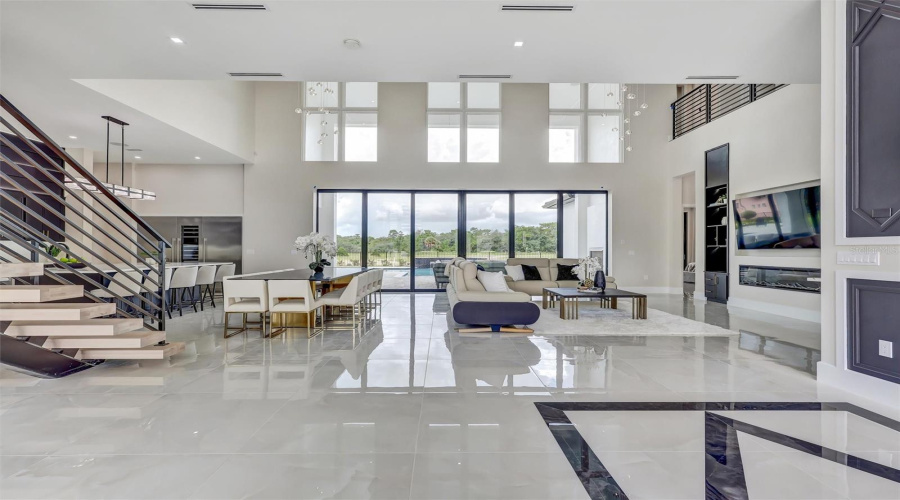 Soaring 24-Foot Great Room Filled With Natural Light