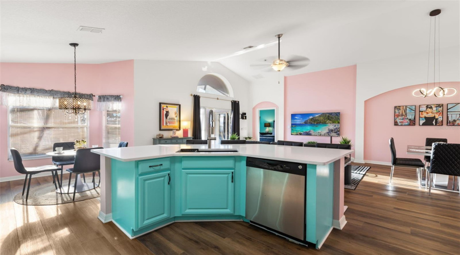New Granite Countertops Make Large Meals A Breeze