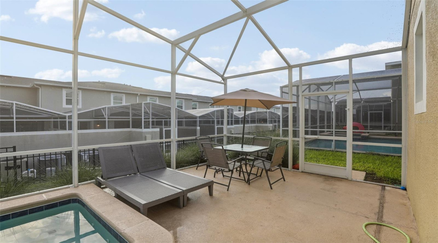 Pool Deck And Bbq Area