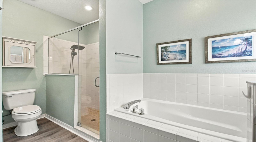 Primary Bathroom With Updated Shower