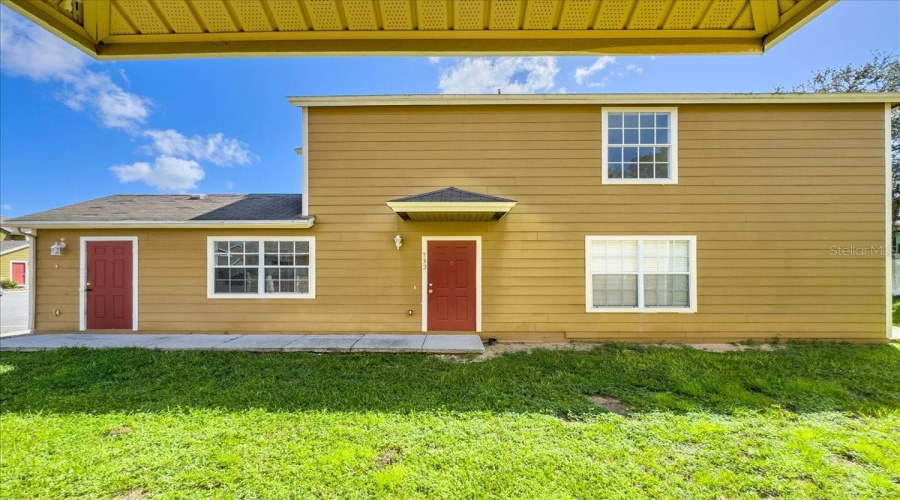 Front Entrances, Door On The Left Is For The In-Law Suite