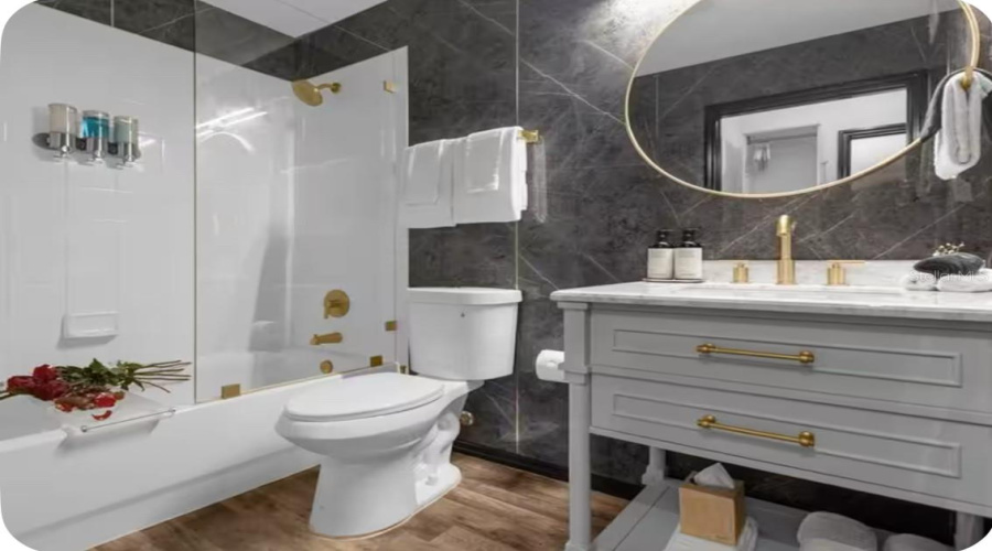 Lock Out/In Law Suite Bathroom