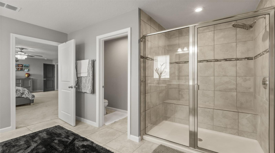 Private Water Closet &Amp; Walk-In Shower.