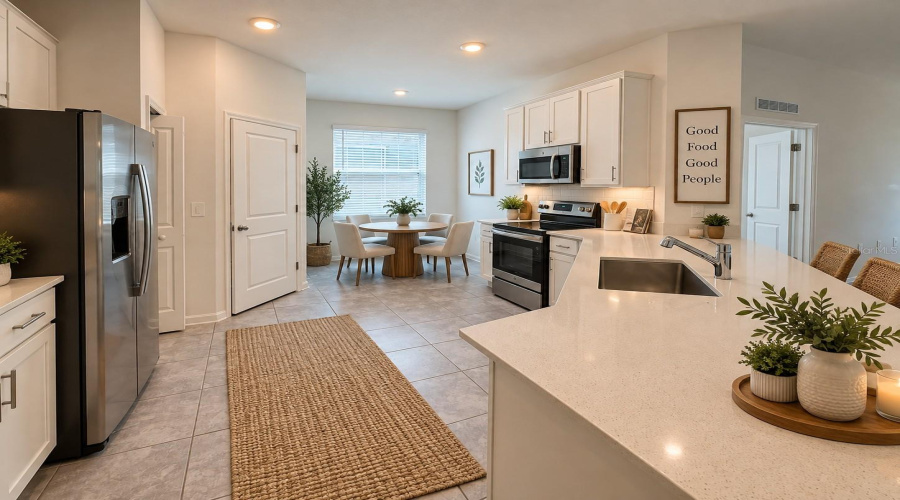 Staged Kitchen