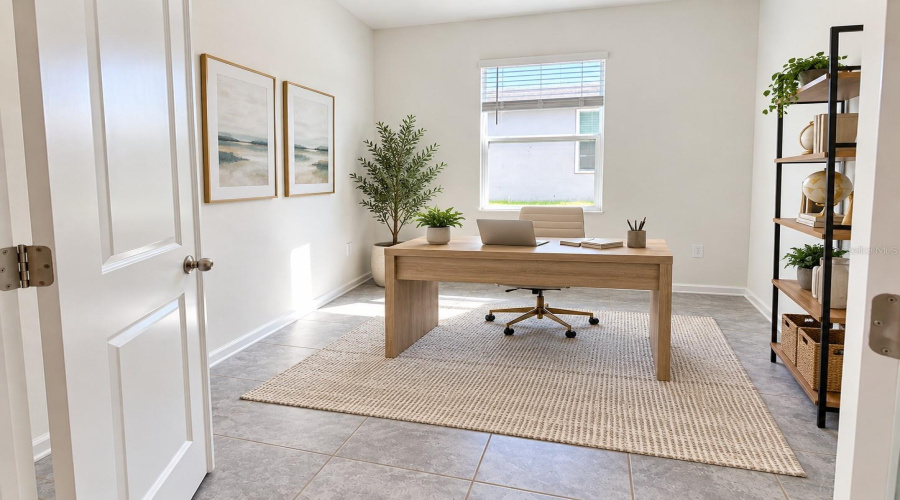 Staged Office