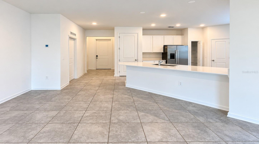 Living To Kitchen View