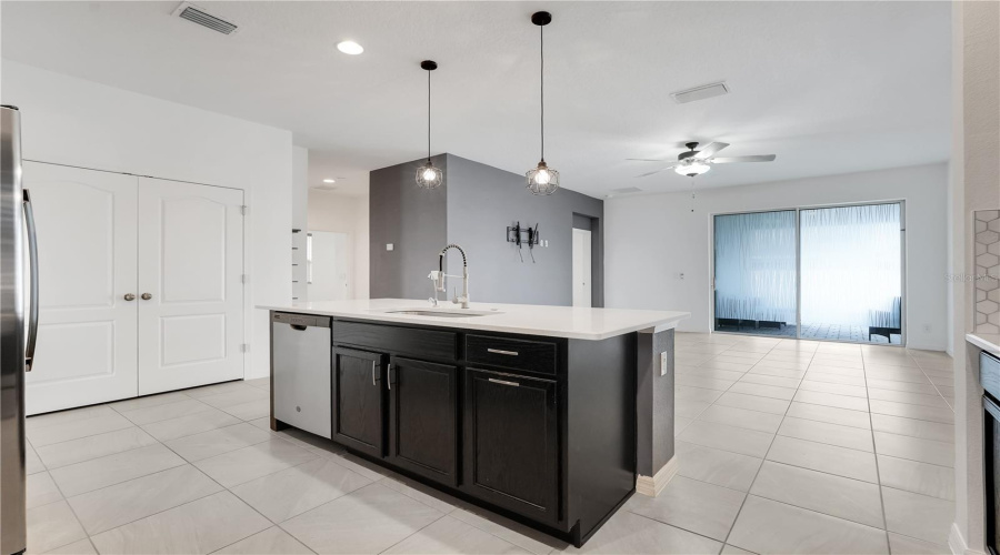 Kitchen With Family Room