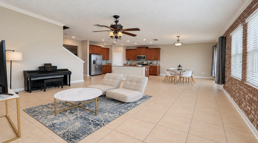 Abundant Natural Light And Comfortable Flow To The Surrounding Rooms.