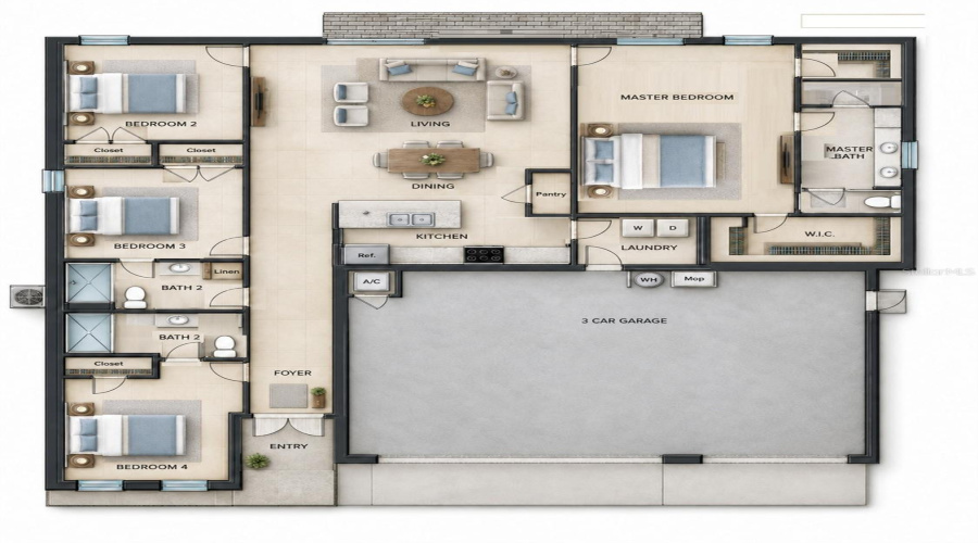 Davenport, Florida 33837, 4 Bedroom Bedrooms, ,3 Bathroombathrooms,Residential,For Sale,Highway 547,0,Mfro6442580