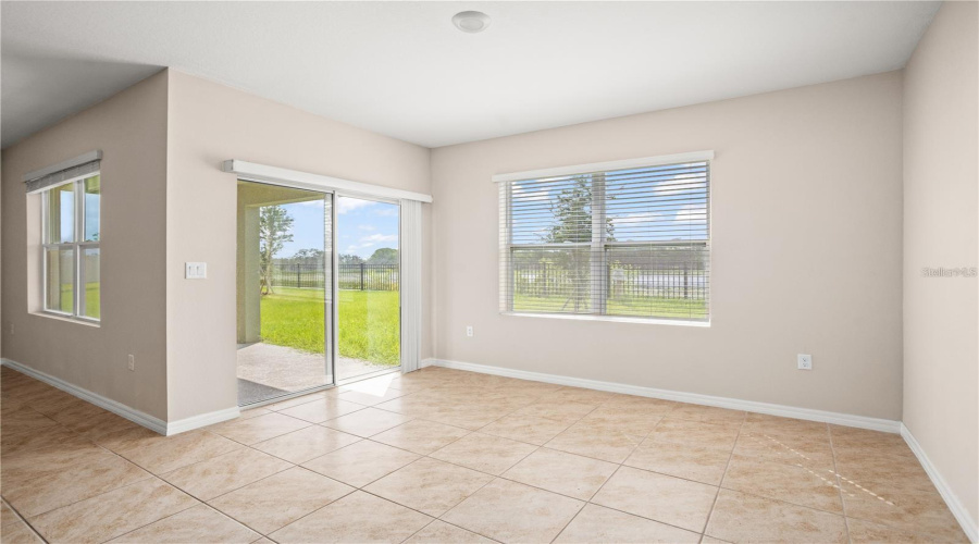 Dining Area Onto Rear Patio