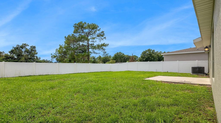Fenced Patio