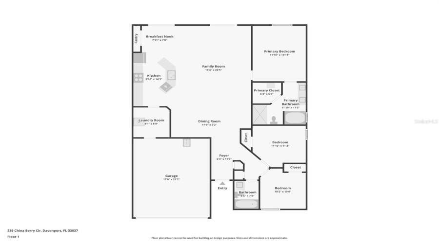 Davenport, Florida 33837, 3 Bedroom Bedrooms, ,2 Bathroombathrooms,Residential,For Sale,China Berry,0,Mfrs5158157