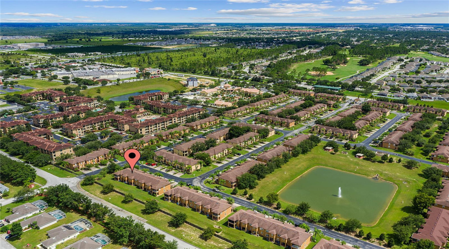 Aerial View Of Community