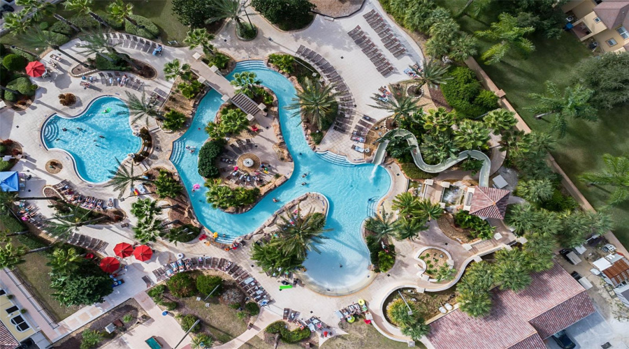 Aerial View Of Pool Area
