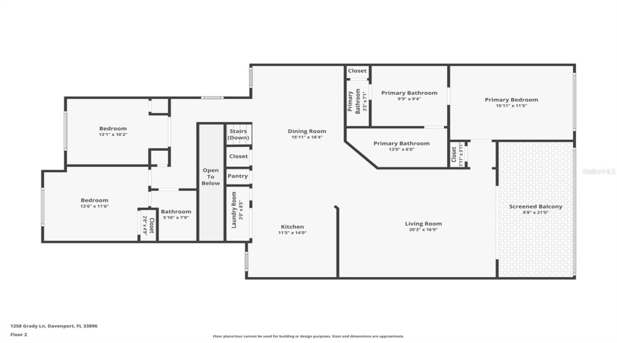 Davenport, Florida 33896, 3 Bedroom Bedrooms, ,2 Bathroombathrooms,Residential,For Sale,Grady,0,Mfrs5158042