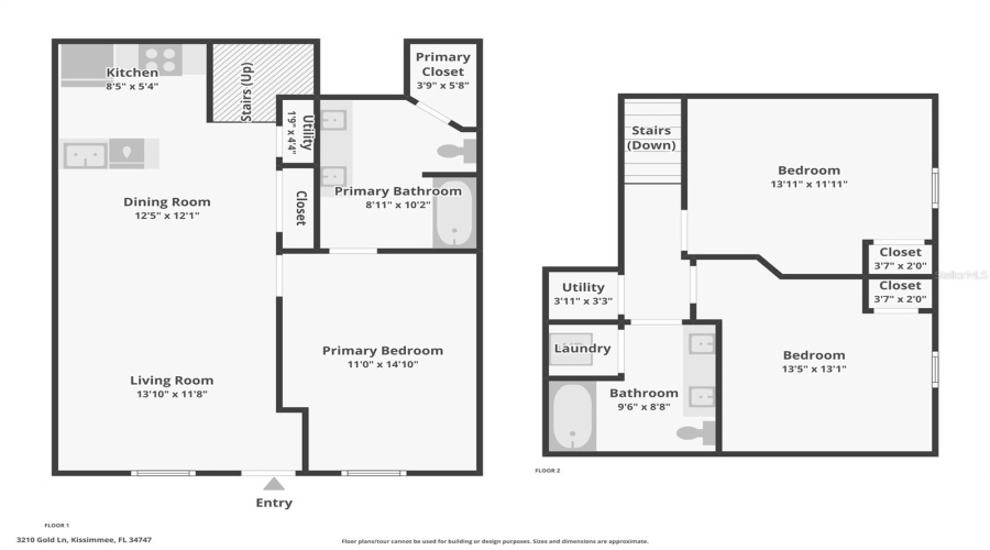 Kissimmee, Florida 34747, 3 Bedroom Bedrooms, ,2 Bathroombathrooms,Residential,For Sale,Gold,0,Mfro6444763
