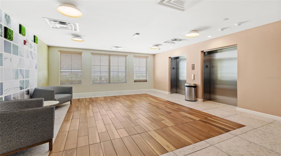 Elevator Lounge On 5Th Floor