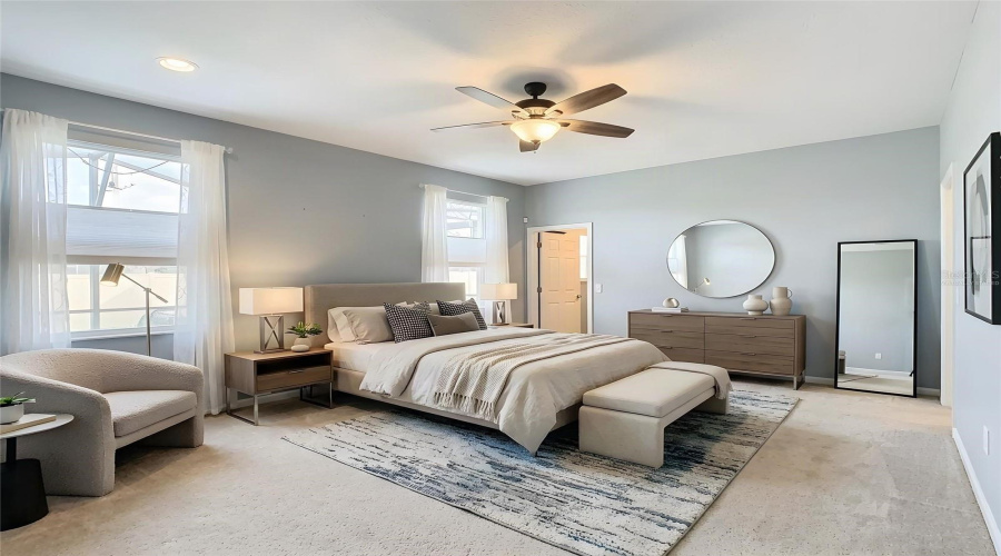 Virtually Staged / Primary Bedroom