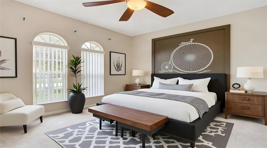 Virtually Staged / Bedroom #2