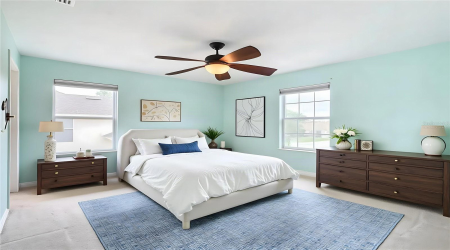 Virtually Staged / Bedroom #3