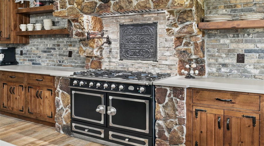 Le Cornu Gas Range And Pot Filler- Exhaust Fan