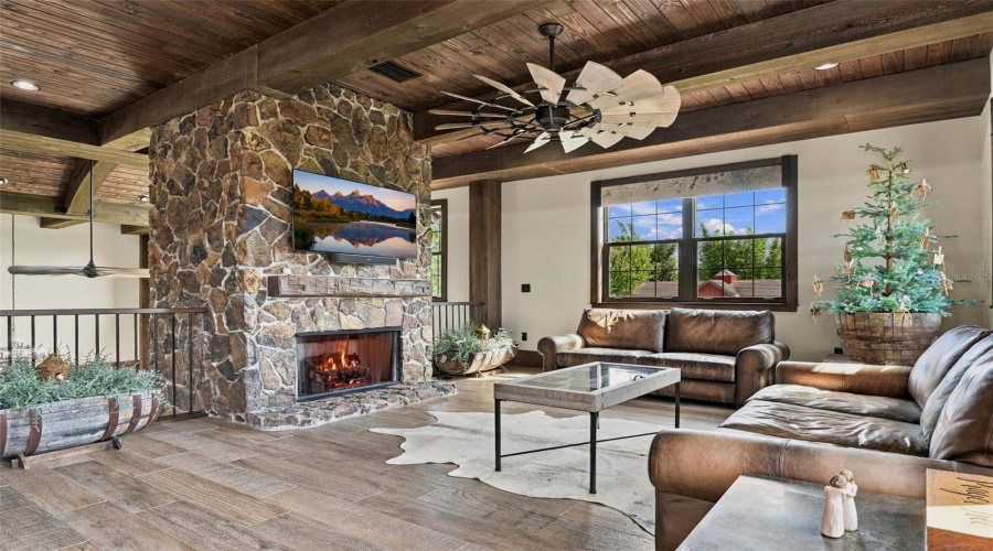 Gas Fireplace - Cozy Setting - Views