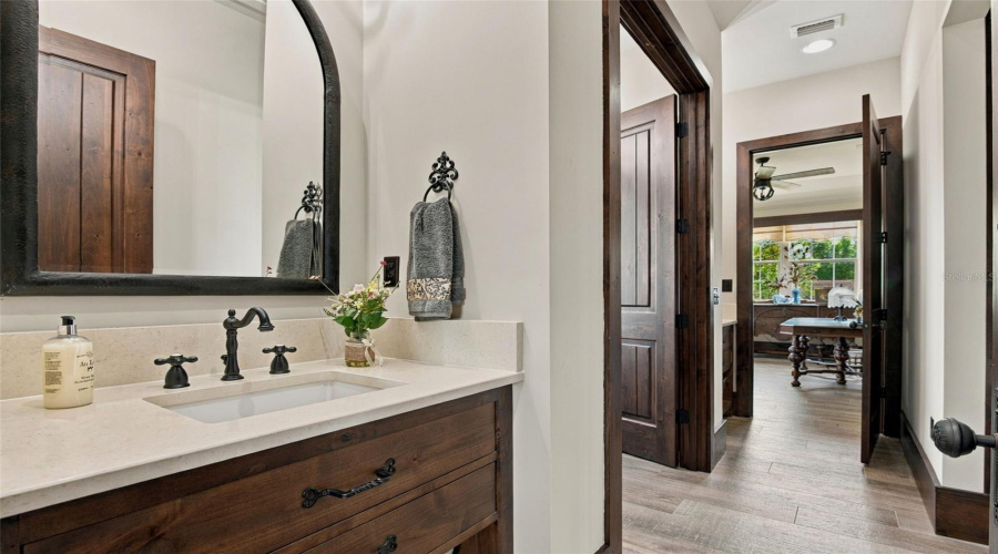 Adjacent Full Bath W Stone Counters