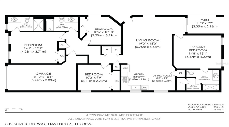 Davenport, Florida 33896, 4 Bedroom Bedrooms, ,3 Bathroombathrooms,Residential,For Sale,Scrub Jay,0,Mfro6443658