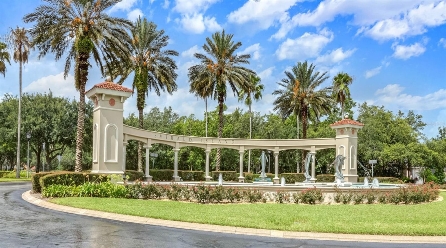 Emerald Island Resort Front Entrance