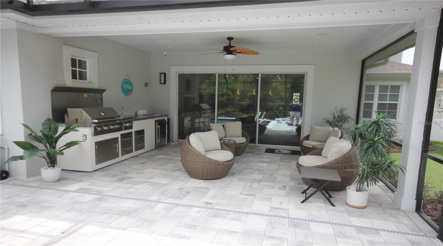 Outdoor Covered Kitchen