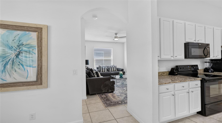 Kitchen Looking Towards Formal Living Room