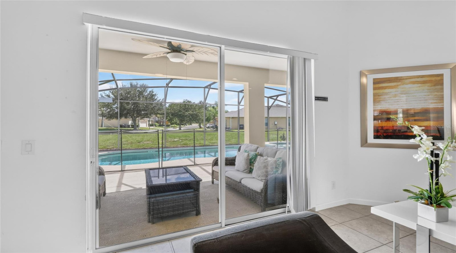 Sliding Door To Pool/Patio