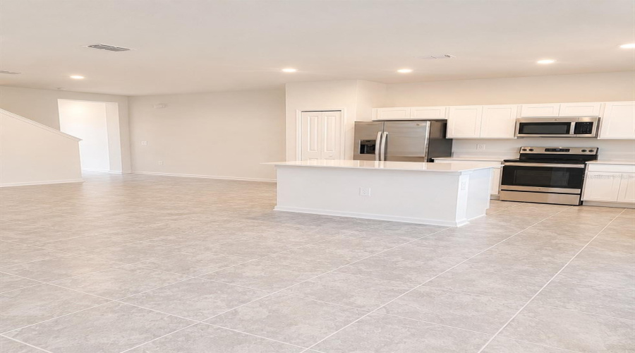 Open-Concept Living And Dining Area