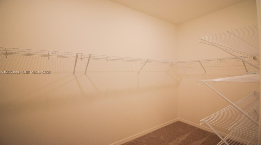 Spacious Walk-In Closet