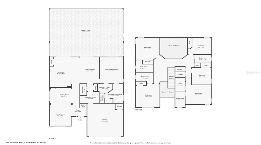 Kissimmee, Florida 34746, 6 Bedroom Bedrooms, ,5 Bathroombathrooms,Residential,For Sale,Seasons,0,Mfrs5159362