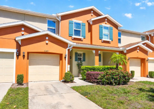 FULLY FURNISHED, SHORT-TERM RENTAL READY & GATED – this 4-bedroom, 3.5-bath townhome in the sought-after Compass Bay community of Kissimmee offers everything you want in a vacation home, investment property or Central Florida getaway!