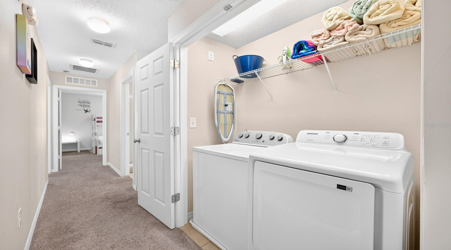 Convenient Second Floor Laundry.
