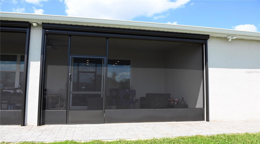 Veranda Area Without Motorized Screen Down