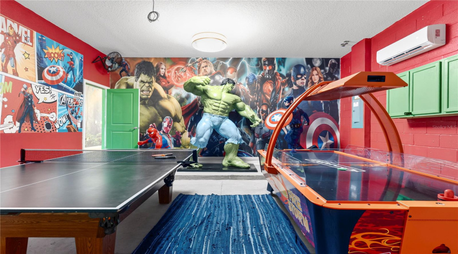 Garage/Arcade Room
