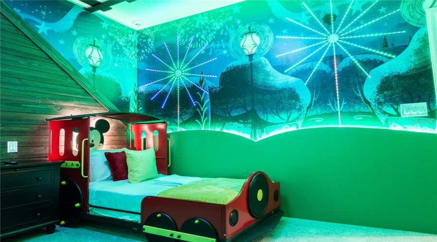 Mickey Fireworks Themed Bedroom