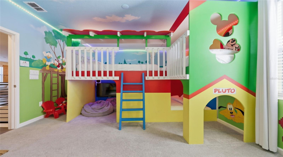 Mickey-Themed Custom Bunk