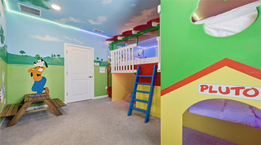 Mickey-Themed Custom Bunk