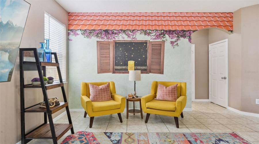 Sitting Area In The Living Room