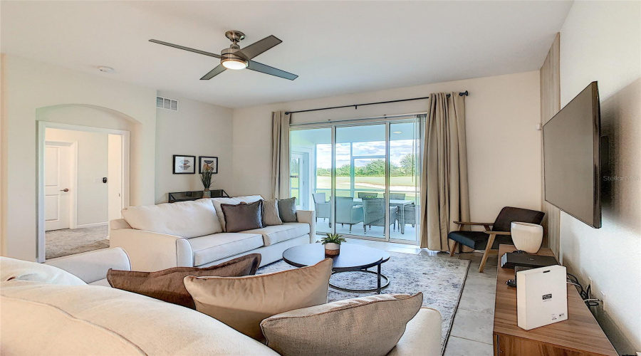 Living Room Patio View