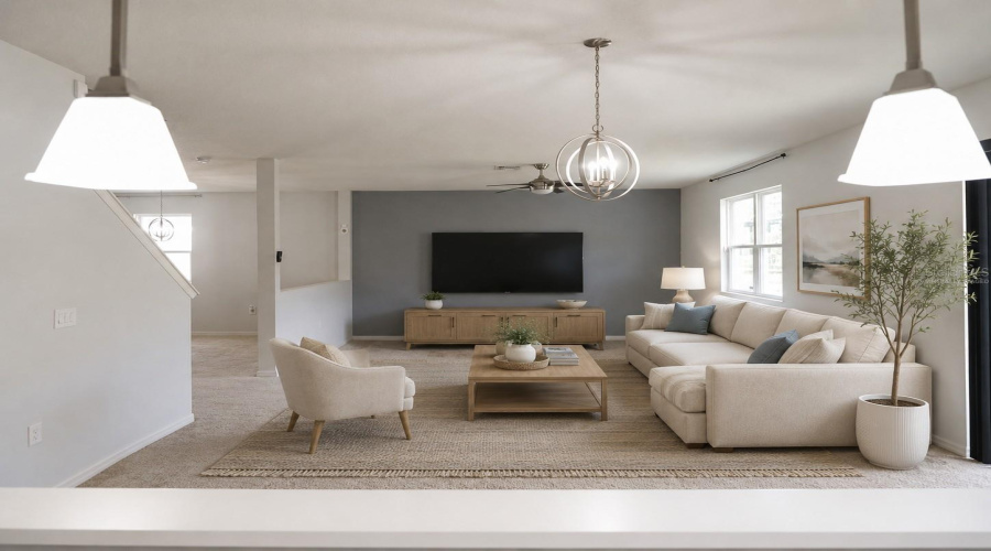 Virtually Staged / Family Room