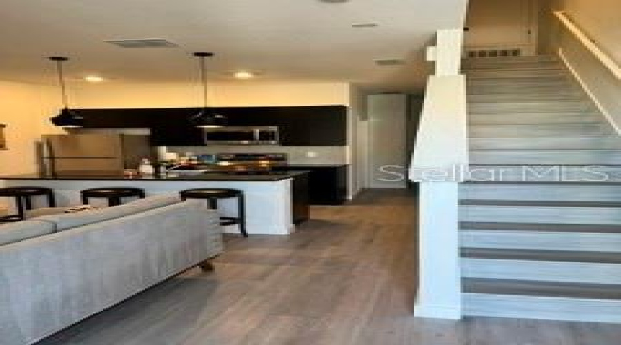 Living Room And Kitchen